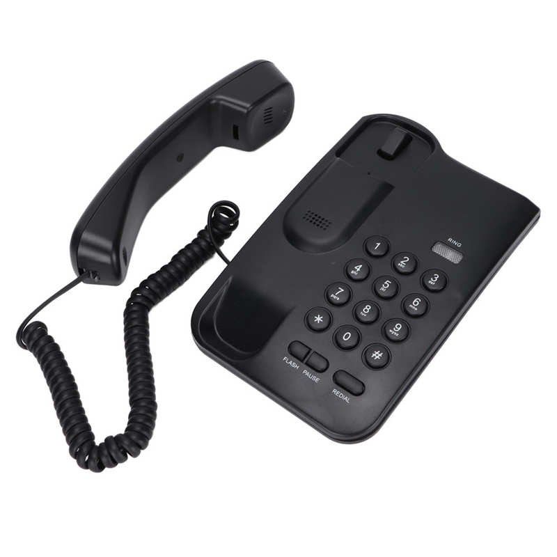 Thuis Vaste Telefoon Wandmontage Telefoon Desktop Snoer Vaste Telefoon Met Herhalen Inkomende Oproep Indicator Voor Home Office Hotel