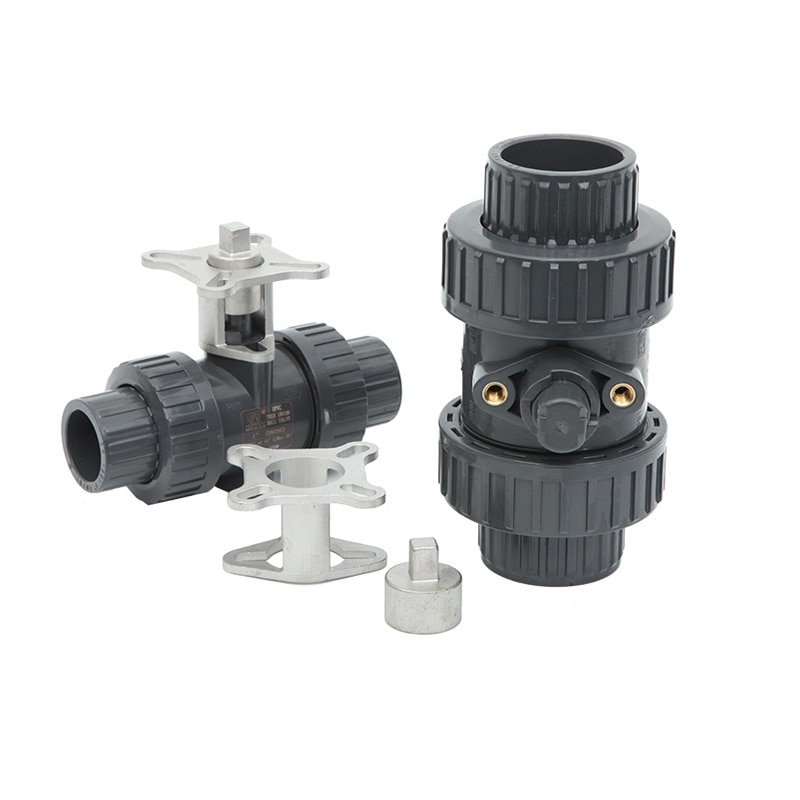 DN32 DN40 UPVC unionvalve Ball Valve platform ball valve plastic valve