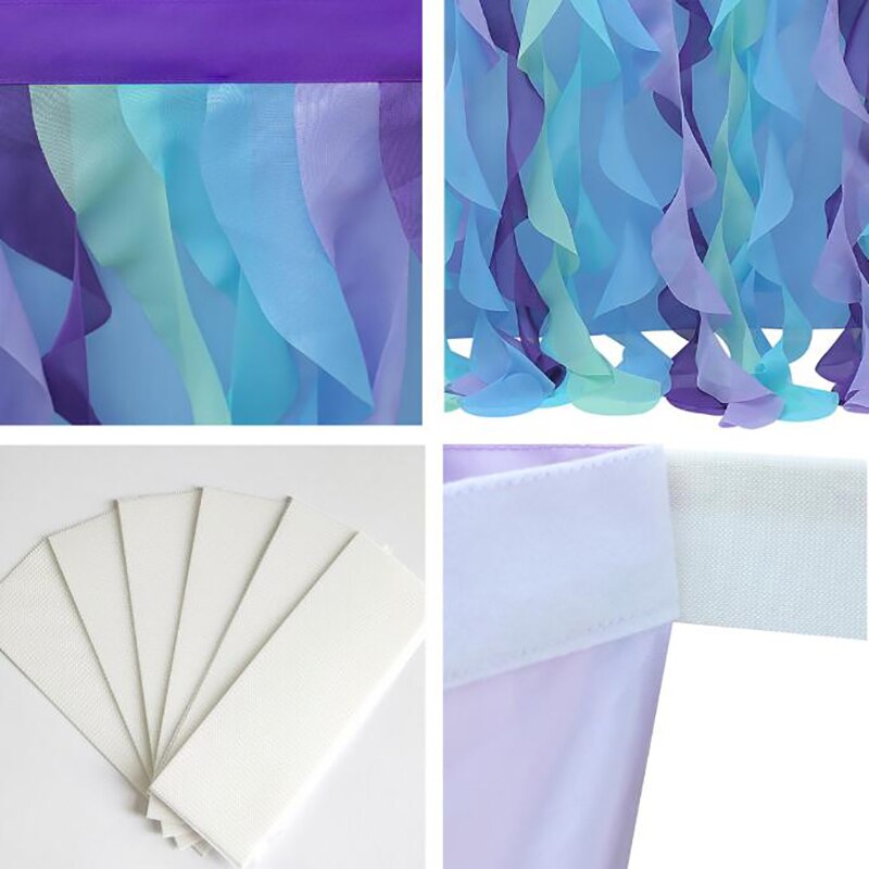 Table Skirt Tulle Table Skirt for Wedding Decoration Baby Shower Birthday Banquet Party Wedding Table Skirting 180*80cm