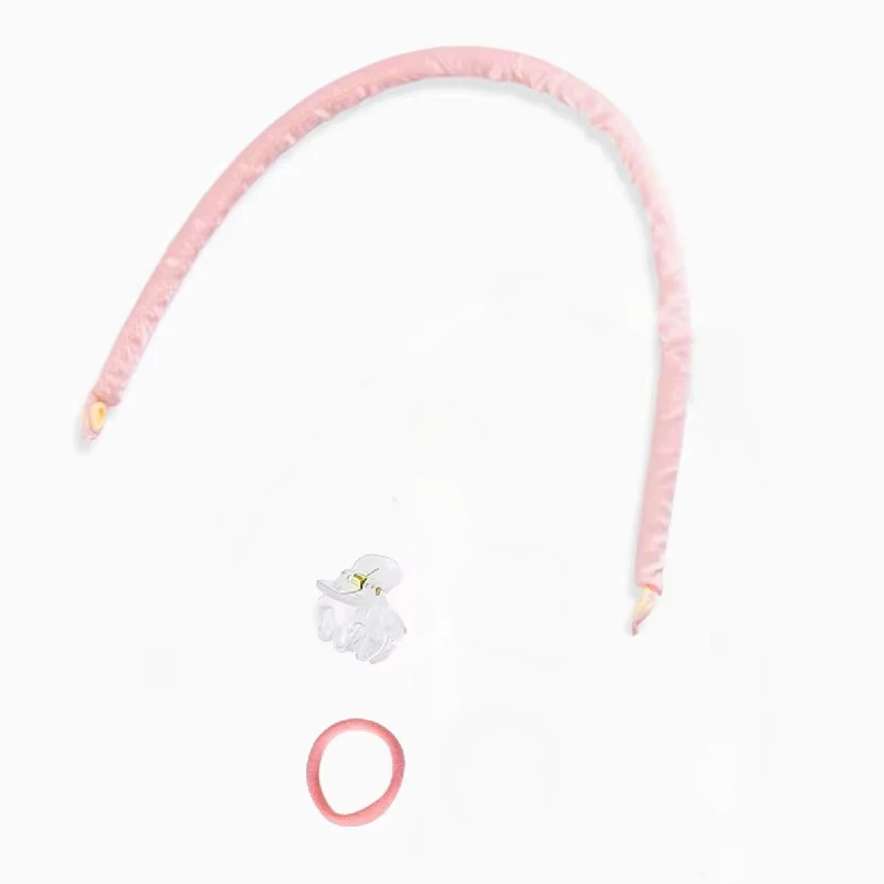 Varilla rizadora sin calor, diadema, rizadores de pelo suaves, rodillos para el cabello sin calor, rizos perezosos para dormir durante la noche, varillas flexibles, herramientas de peinado: YELLOW