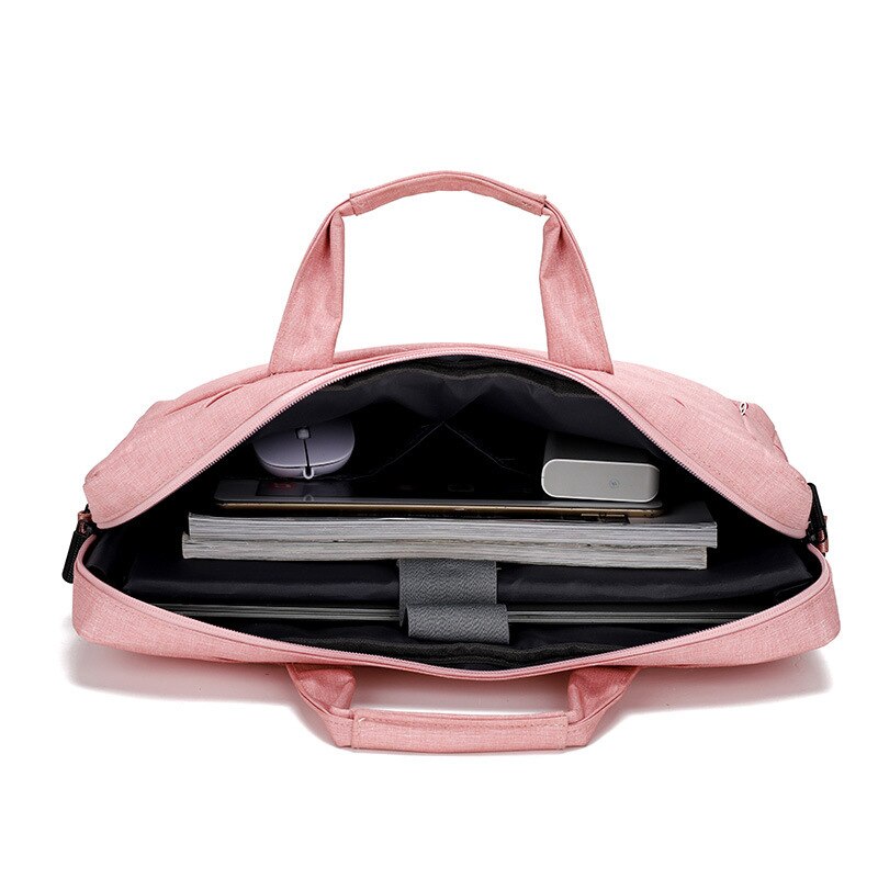 Laptoptas grote capaciteit laptoptas enkele schoudertas aktetas kantoortas leren laptoptas zijtas voor heren