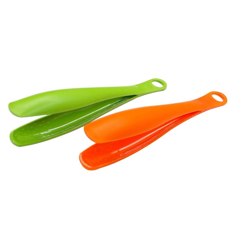 4YANG Stainless Steel Wooden Plastic Kitchen Food Utensils Buffet Cooking Tool Anti Heat Bread Clip Pastry Clamp Barbecue Tong