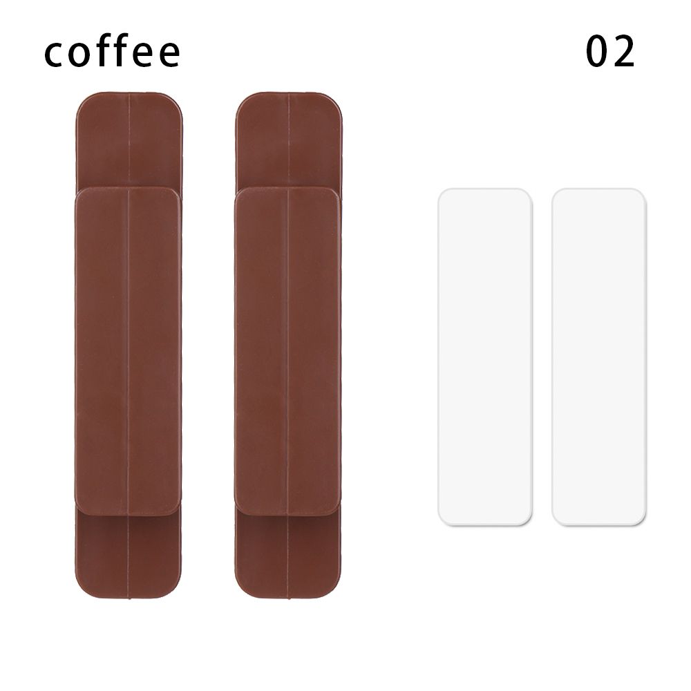 Punch Gratis Schuifdeur Handvat Magazijn Deur Glazen Deur Keuken Schuifdeur Handvat Dubbelzijdig Lijm Pasta Apparaat Deur Han: coffee-2