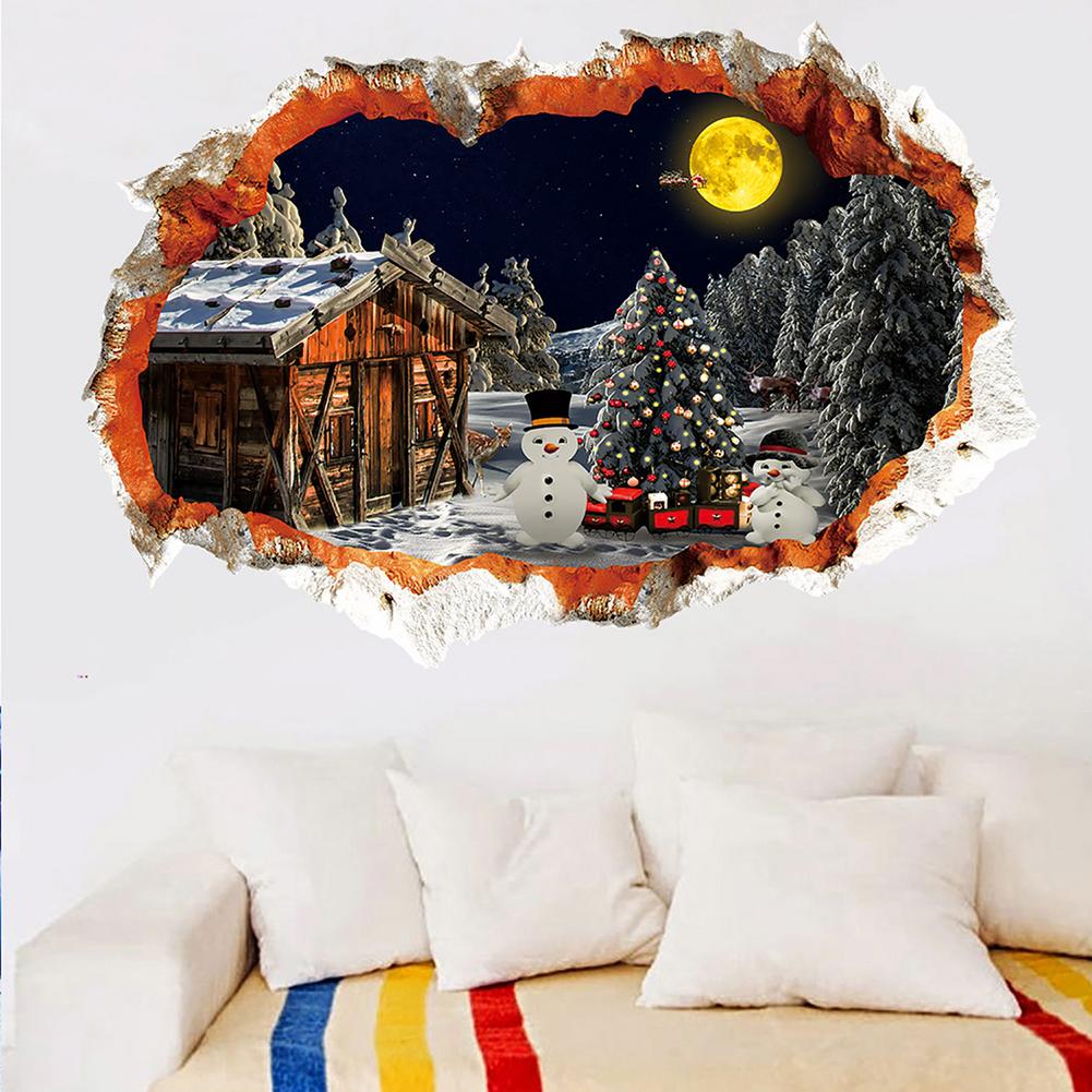 Kerst muurstickers, verwijderbare decoratieve stickers voor thuis kerst muurstickers, verwijderbare decoratieve stickers voor thuis