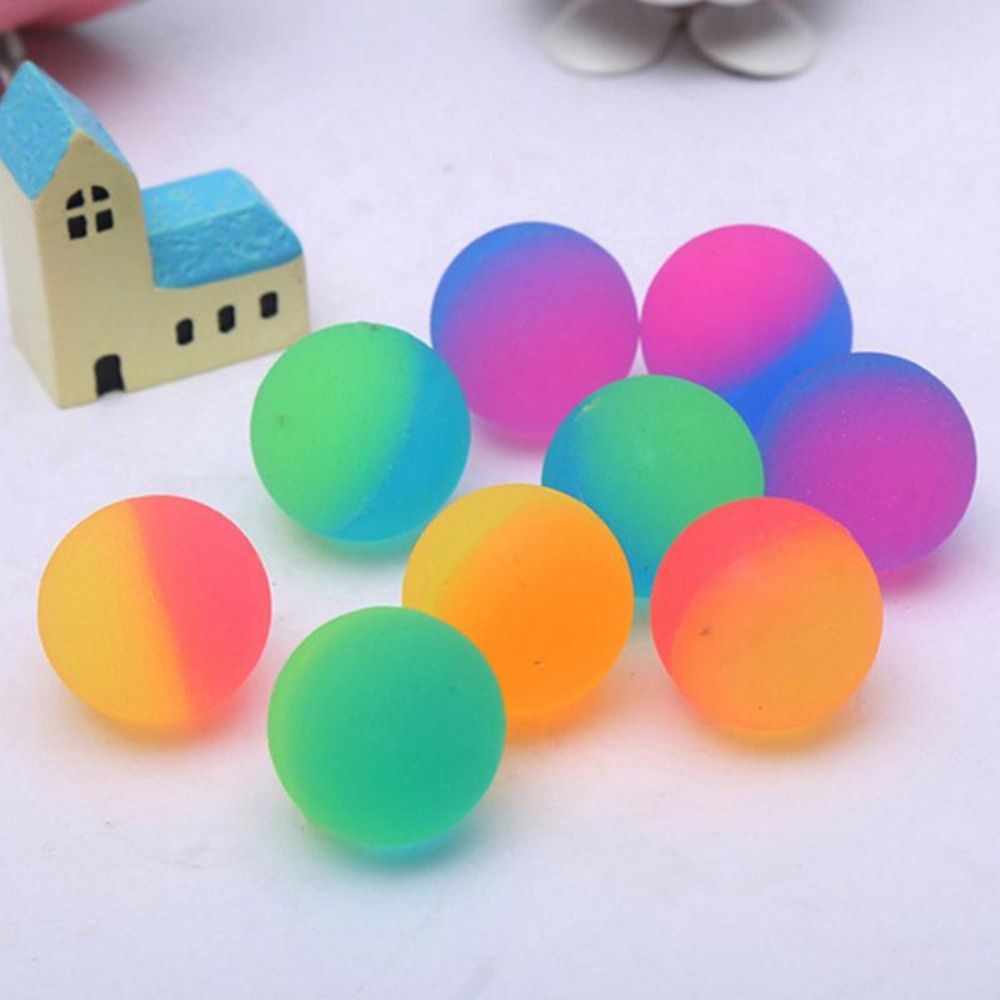Luminous Outdoor Games Fun Family Activities Rubber Bouncing Ball Color Bouncing Ball Jumping Balls Children Ball