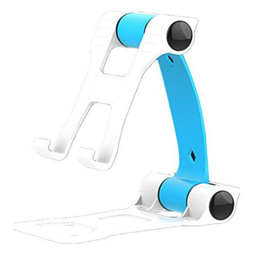 1 Pc Telefoon Houder Voorruit Zwaartekracht Sucker Mobiele Telefoon Stand Multi-Angle Desktop Smart Telefoon Houder Voor live-uitzending: Blue