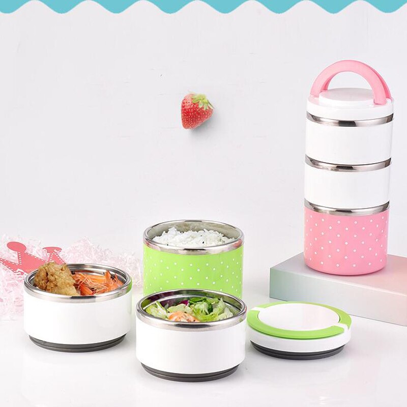 Lunch box Rvs Thermische Isolatie School Lunchbox Lekvrije Voedsel Container Bento Box