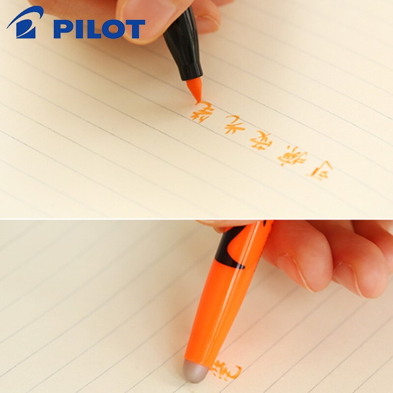 Pilot sw-fl frixion slettelig highlighter 6 stk farvemarkør sæt doodle malerartikler
