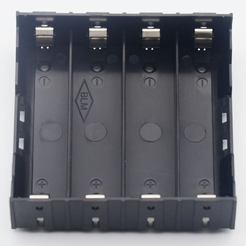 ABS 18650 Power Bank Cases 2X 3X 4X 18650 Battery Holder Storage Box Case 2 3 4 Slot Lithium Batteries Container with Hard Pin: 4x slots