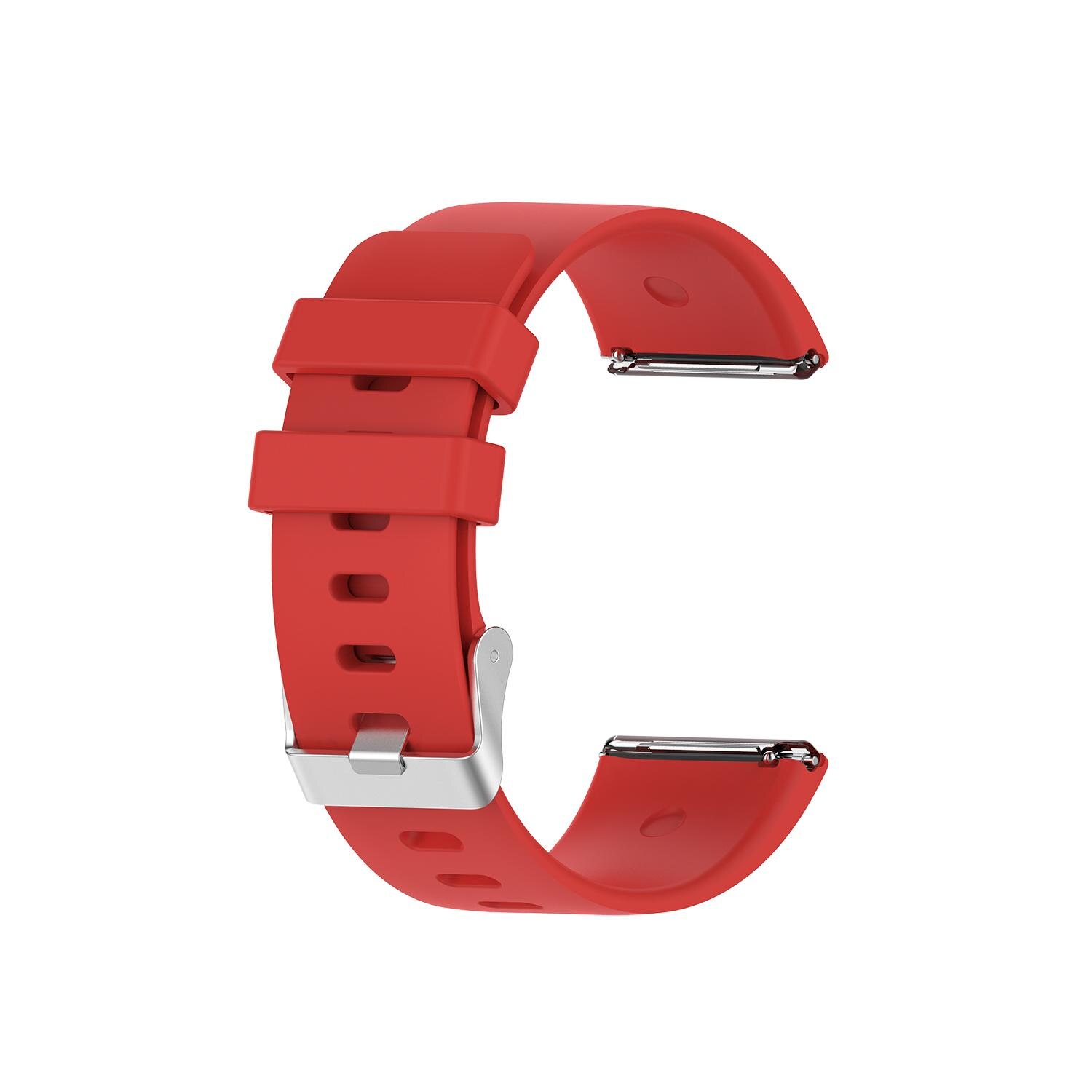 For Fitbit Versa 2 Smart Watch Replacement Waterproof Wristband 2 Official Silicone Strap Smart Watch Accessories Watch Band: 04 red