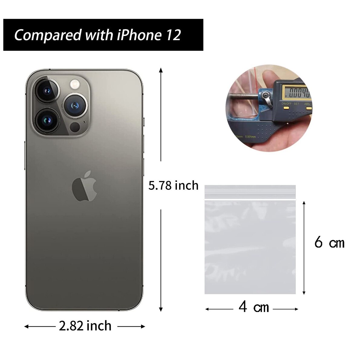 Clear Zip Lock Plastic Bags Small Food Packaging Ziplock Storage Bags Transparent Reclosable Poly Bags