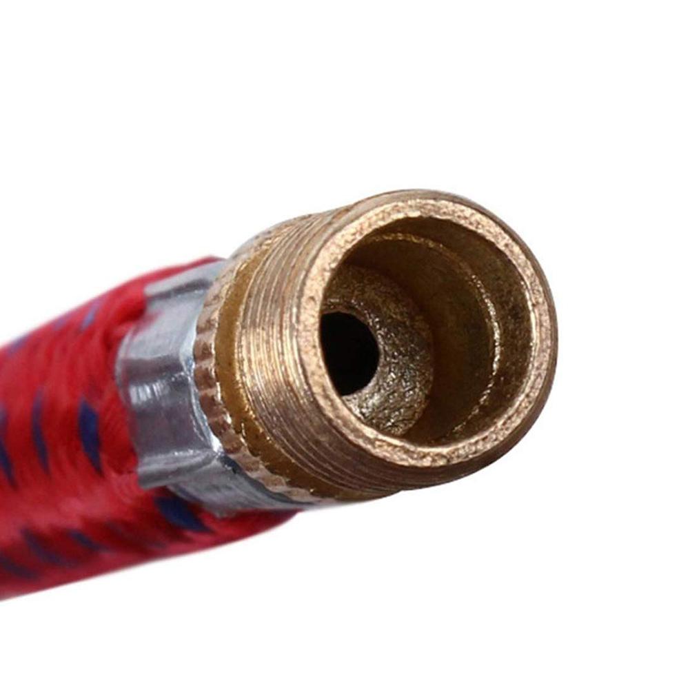 5pcs 13cm Easy Apply Connector Extension Adapter For Bicycle Pump Durable Air Hose High Pressure Rotating Practical Flexible
