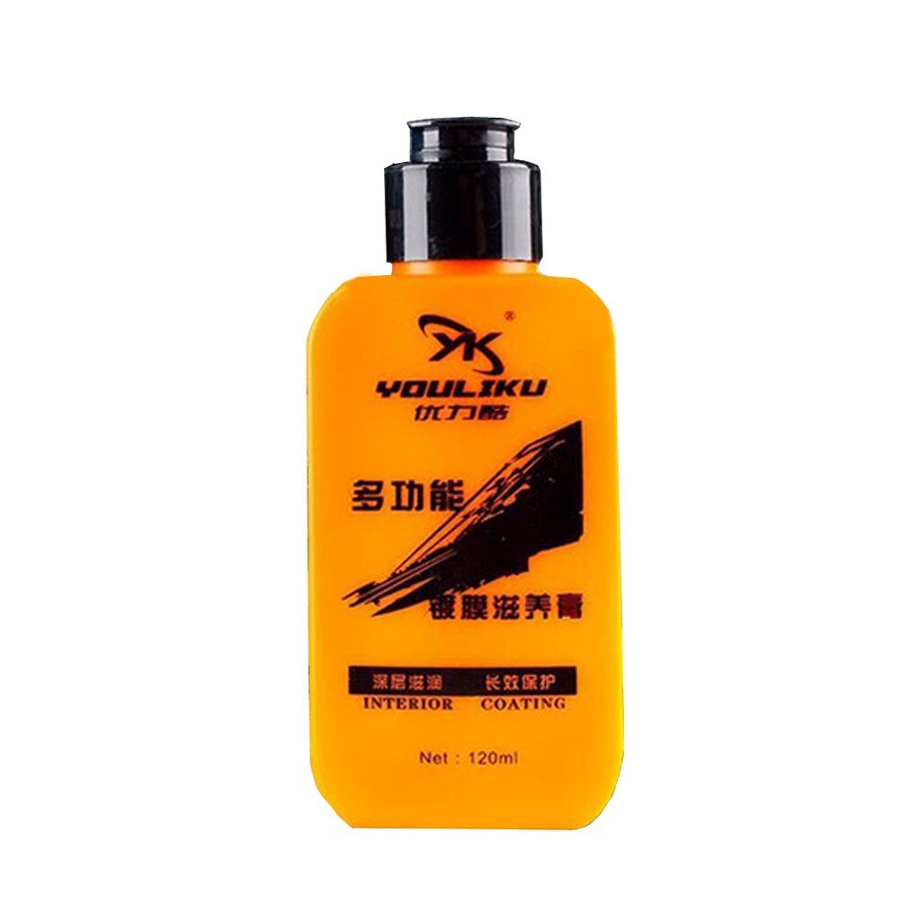 Pâte de revêtement pour intérieur automobile, 120ml, revêtement pour rénovation du cuir, Agent d&#39;entretien, plastique anti-vieillissement, rafraîchissement de la surface de la voiture: Default Title