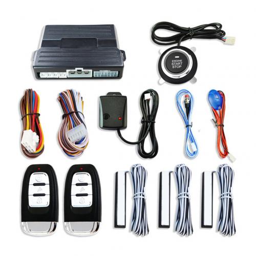 12V Universal Smart PKE Car Modification One-button Start Remote Ignition System: Default Title