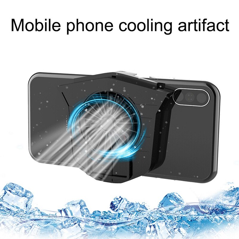 Ventilador de refrigeración para teléfono móvil, soporte de almohadilla de juego, radiador de ventilador para iPhone, Huawei, Xiaomi, tableta Smartphone