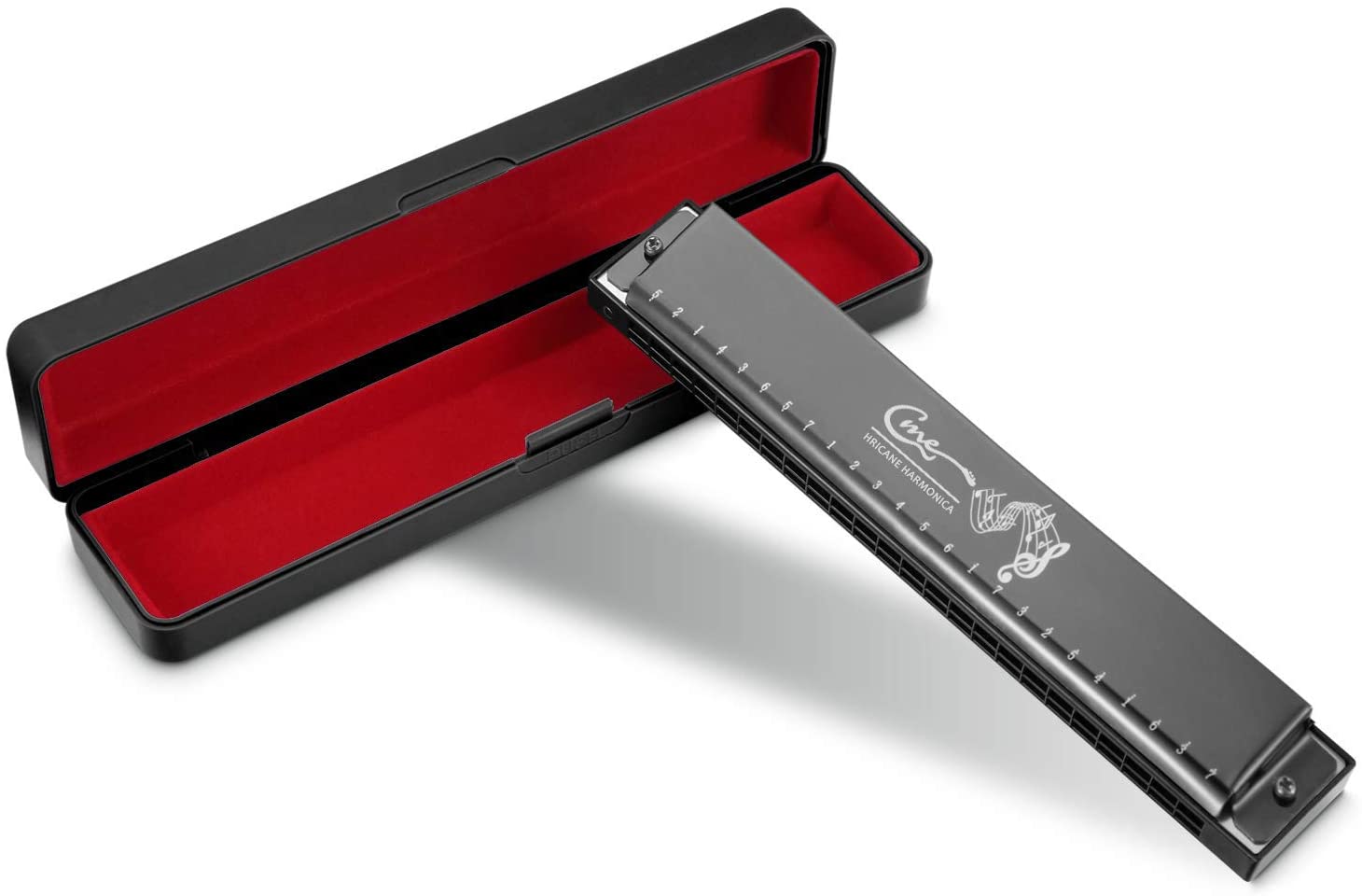 OriGlam Blues mondharmonica mondorgel, diatonische blues mondharmonica sleutel van C, 10 gaten 20 tonen blues harp mond orgel mondharmonica (goud