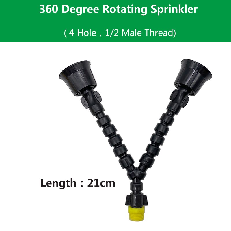 Greenhouse Micro Drip Irrigation Landbouw 360 Graden Roterende Micro Sprinklers Greenhouse Gardening Atomisatie Micro Sprinkler Irrigatiesysteem Spuit (Color : Model C