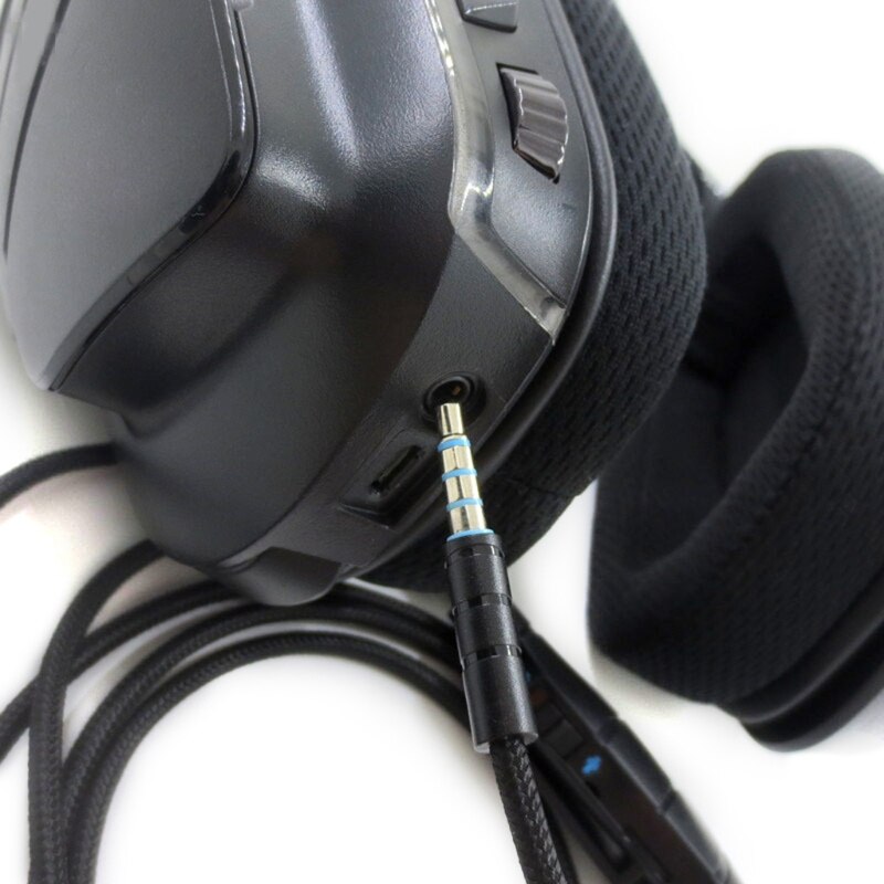 neue Ersatz Kopfhörer Kabel Audio- Kabel Linie für Logitech- G633 G635 G933 G935 Spielen Kopfhörer Mit stimmen