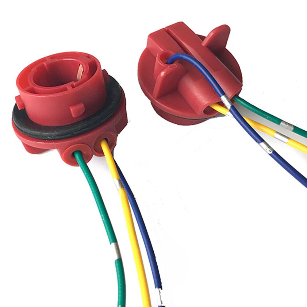 1157 Bulb Socket BAY15D Lamp Holder LED Brake Light Adapter Car Accessories Auto Led Lights Bulb Socket Connector 2pcs