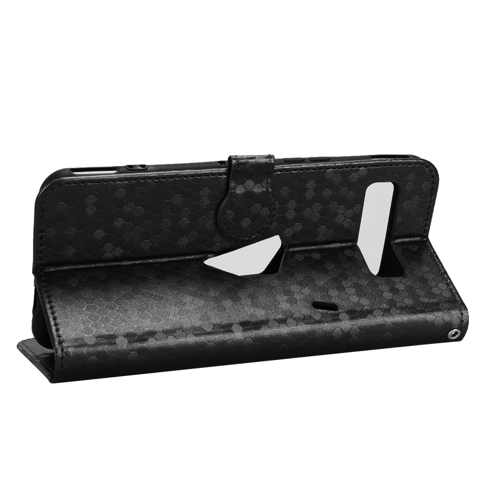 Til asus rog telefon 3 strix  zs661ks flipplommebokdeksel til asus  zs661ks rog 3 i003dd- deksel magnetisk skinnluksustelefonvesker