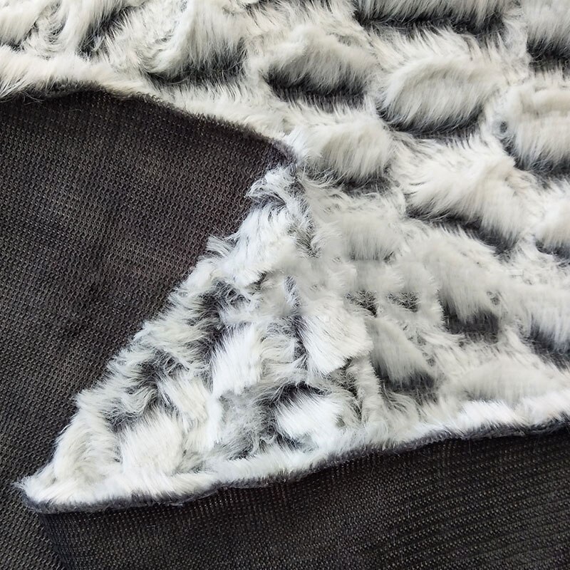 faux fur stof PV/PP fluwelen afdrukken borstel reliëf mode sofa thuis textiel schoenen hoed speelgoed