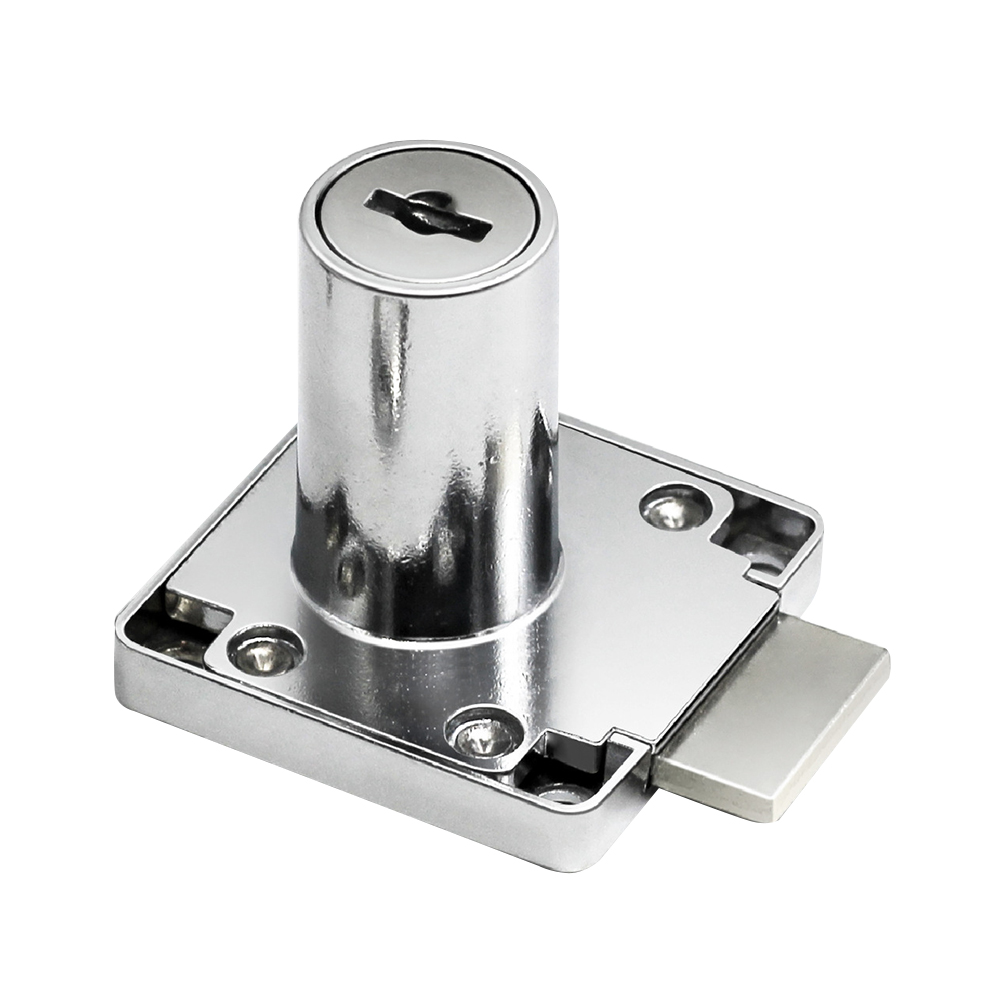 Stainless Steel Cabinet Drawer Door Lock Mailbox Double Open Anti-theft Locker for Household Door Locking Ornament