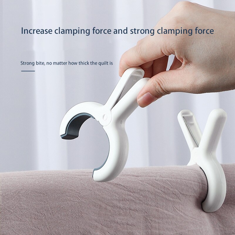 3/2pcs Fixed Windproof Clothes Pins Drying Sheets Clothes Clips Plastic Household Quilt Powerful Pegs Laundry Clothespin