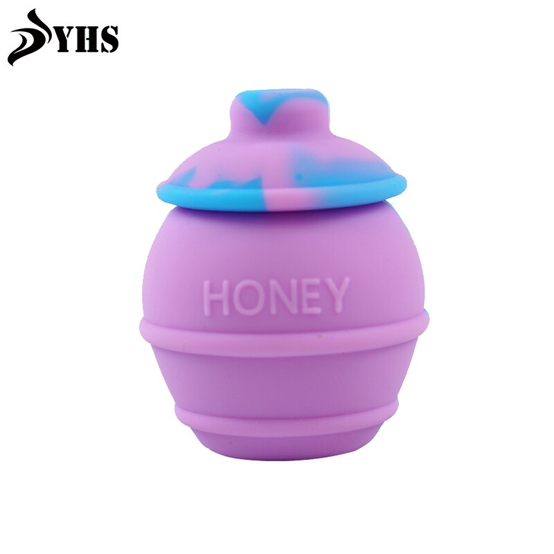3pcs 35ml Nonstick Silicone Wax Containers Silicone Storage Container bottle jar dad For Wax Oil: pink