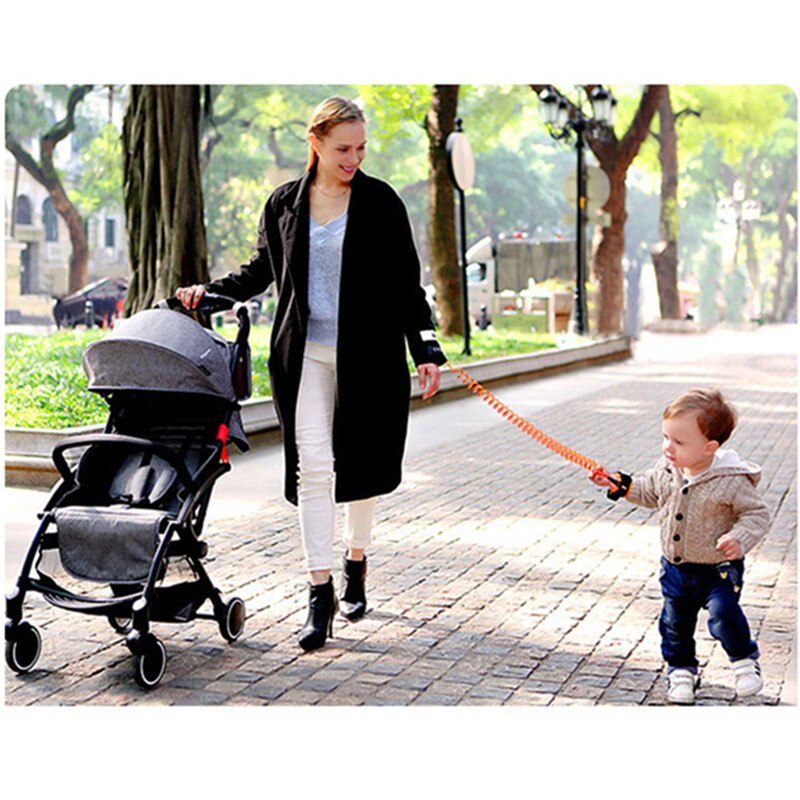 Kids Safety Stretchy Harness Adjustable Children Leash Anti-lost Wrist Link Traction Rope Baby Walker Elastic Wristband