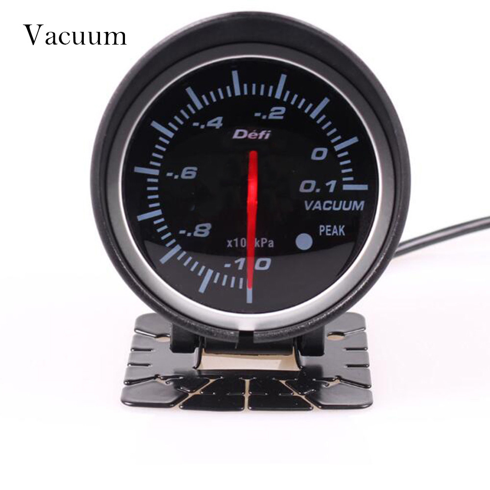 60 Mm Df Advance Auto Gauge Turbo Rpm Gauge Water Temp Olie Druk Voltmeter Met Backlight Fit Voor Diesel & benzinemotor: Vacuum
