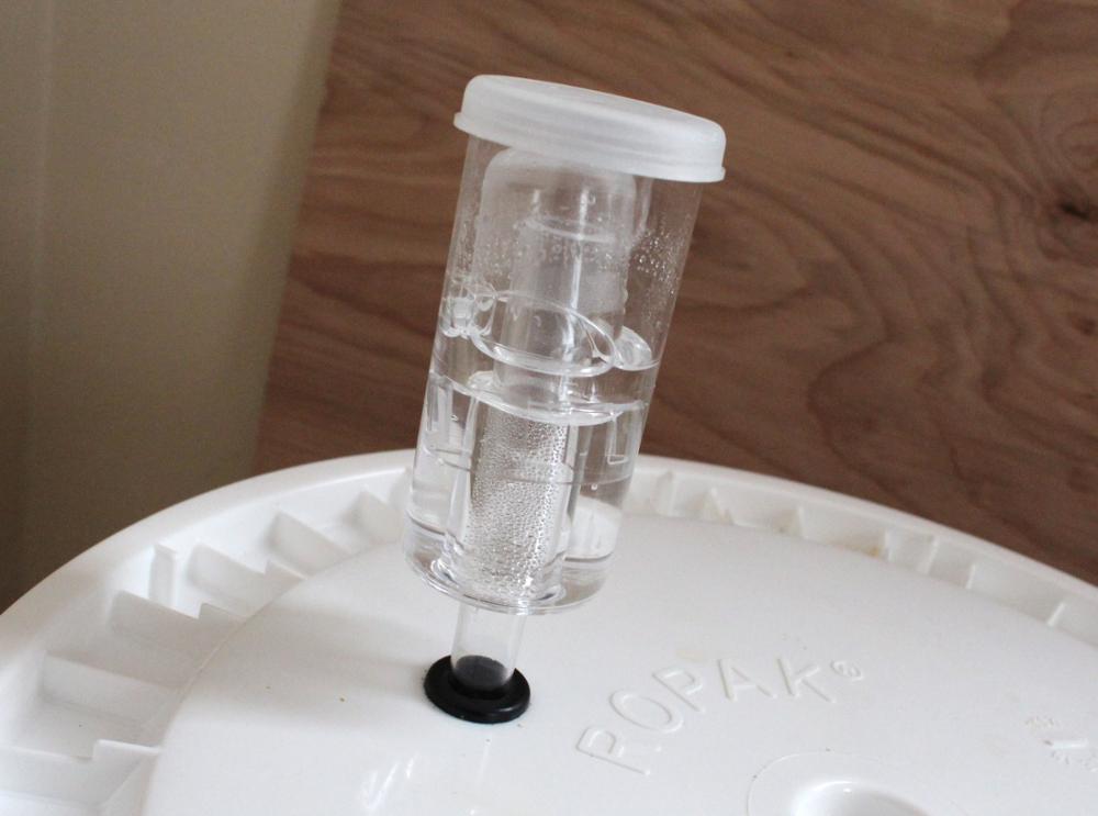 Beer Durable Cylinder Fermentor Airlock One Way Exhaust Water Sealed Check Valve For Wine Fermentation Beer Making Brewing