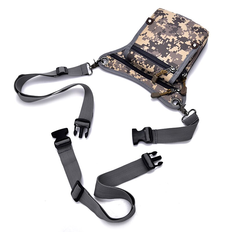 DIDA BEAR-riñonera de lona para hombre, bolso de pierna para el trabajo, bandolera multifunción, color negro y caqui, novedad de