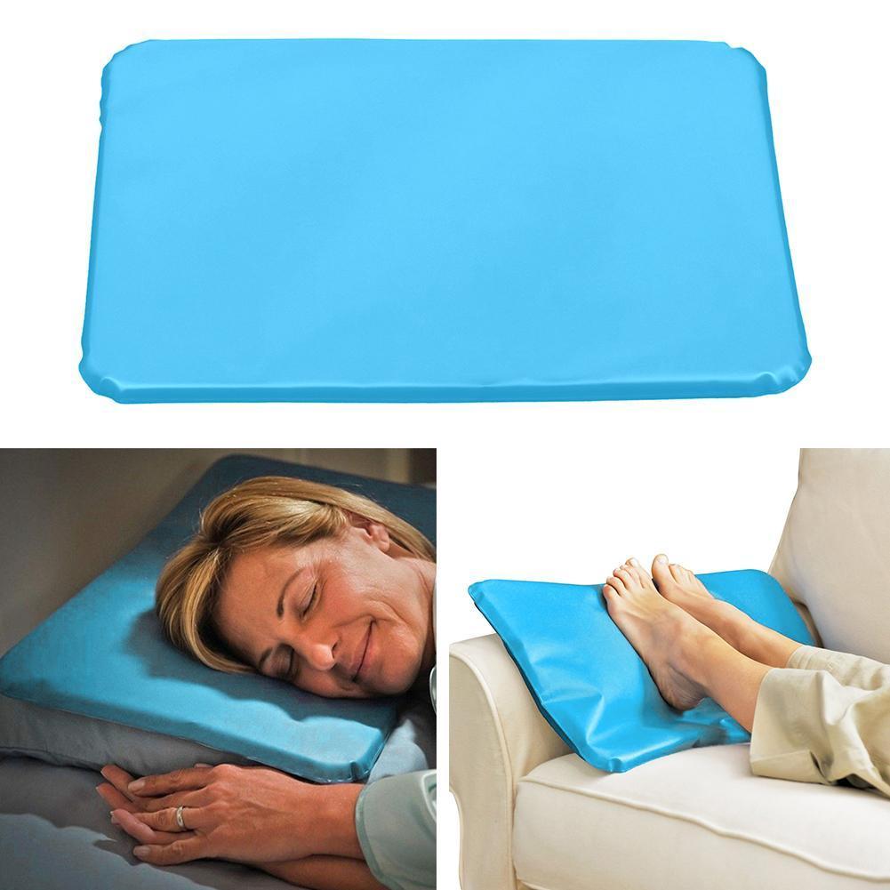 1Pc Zomer Ijs Koude Kussen Massager Therapie Insert Slapen Kussen Chillow Hals Gel Mat Aid Koeling Kussen Relief Pad pvc M Z5Q8