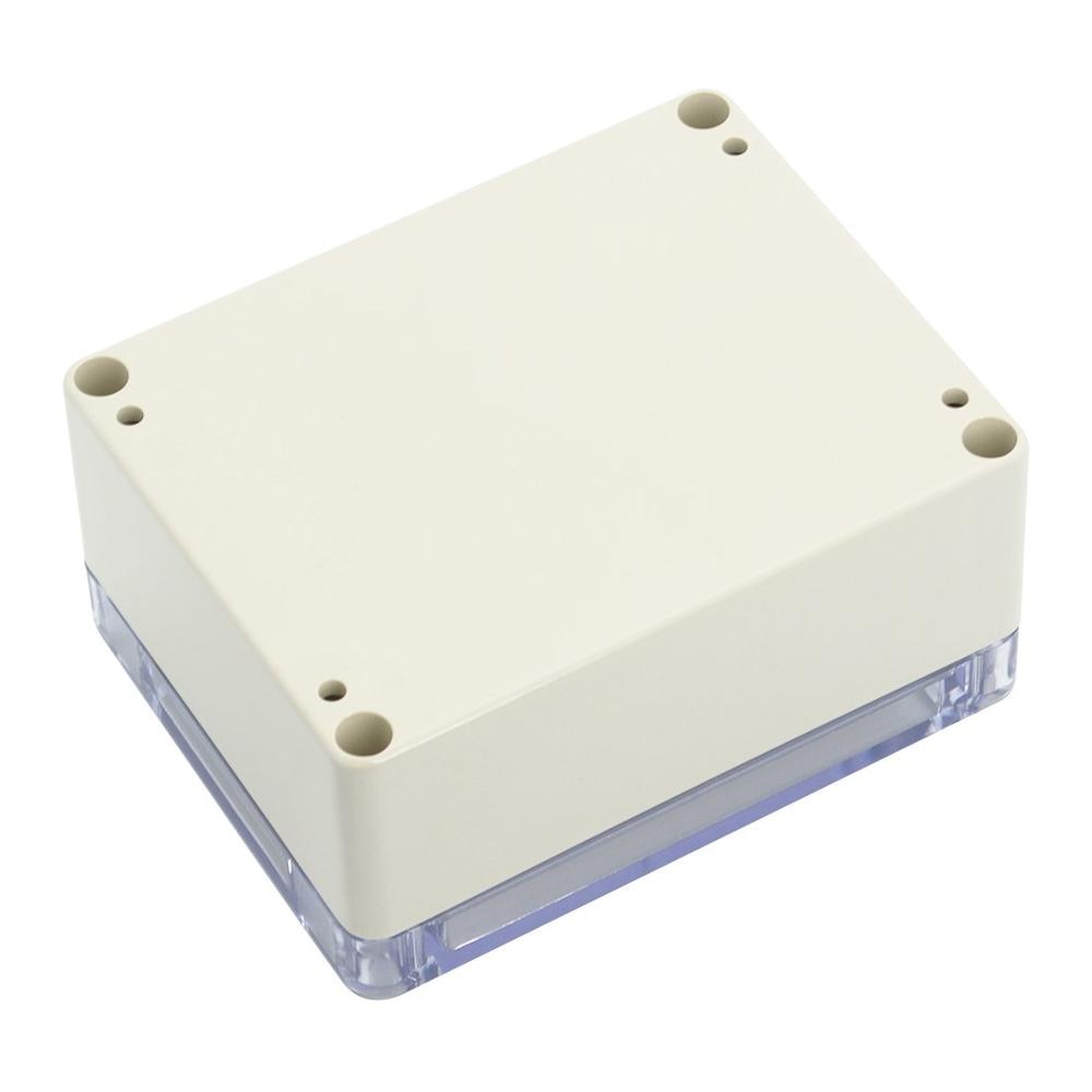 Electronic Junction Box Plastic Enclosure Project Instrument Case Waterproof Electrical Project Box 115x90x55MM with Clear Cover