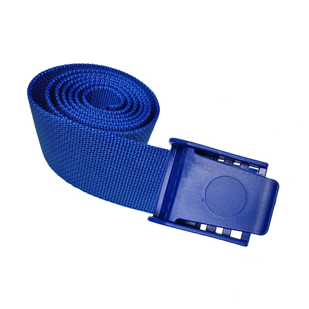 1.5M Strong Durable Replacement Webbing Waist Belt for Backplate Scuba Diving Weight Belt: Blue Head Blue Belt