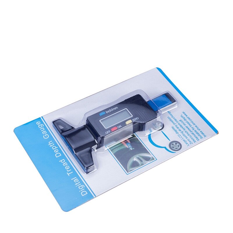 Micrómetro Digital de 0,01mm para herramienta de medición automática, medidor de profundidad de la banda de rodadura, 0-25mm, LCD, puntas de carbono para instrumentos de altura