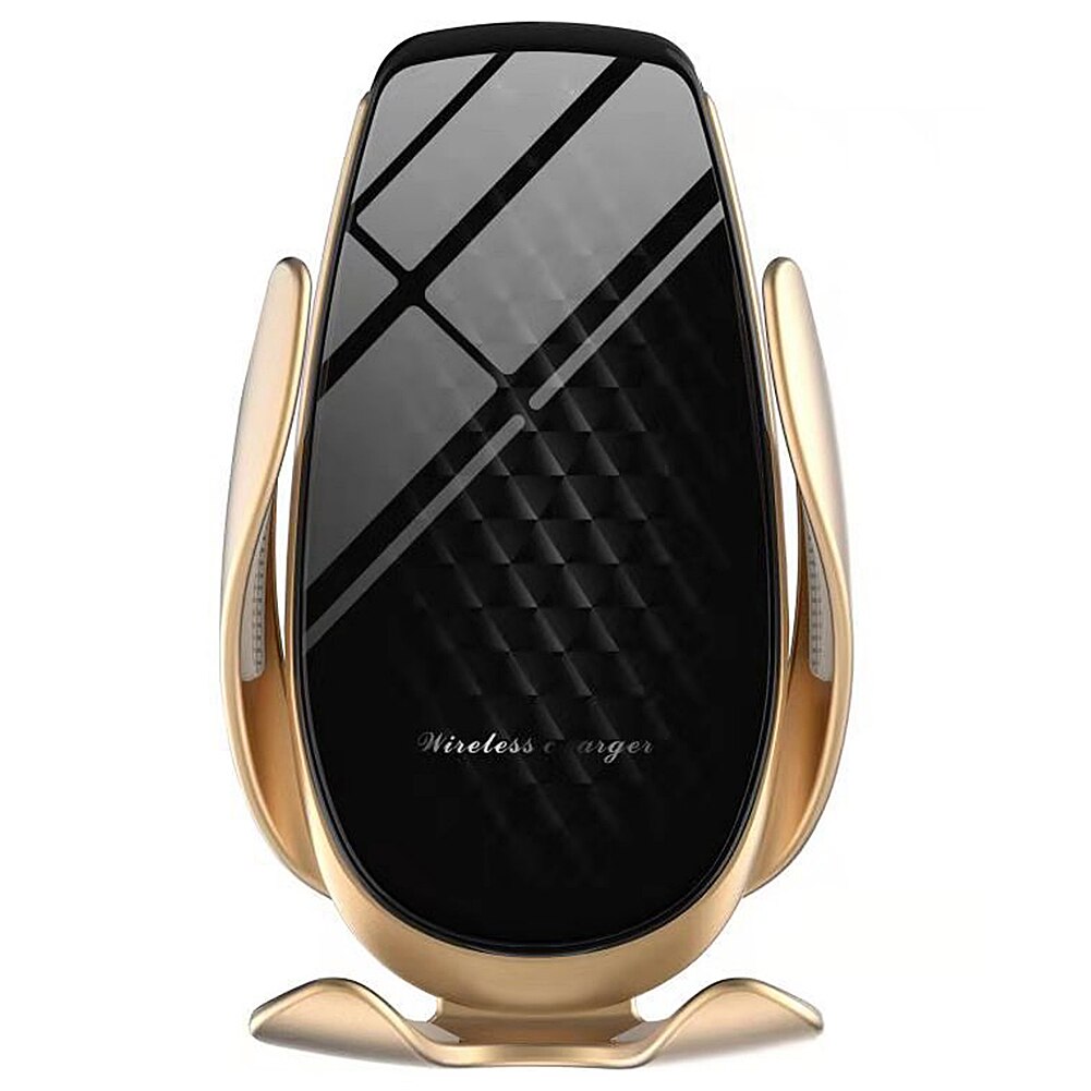 V3 15W Ricarica Veloce Sensore A Infrarossi Automatico di Bloccaggio Caricatore Senza Fili PhoneHolder montare Caricabatteria Da auto per IPhone Huawei Samsung: A2