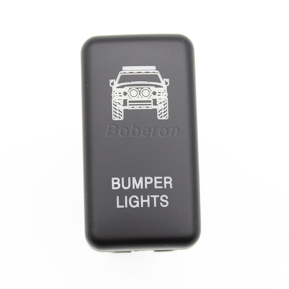 12V Red LED Push Button Switch Bumper Lights Button For Toyota Landcruiser Hilux Prado 120 FJ CRUISE