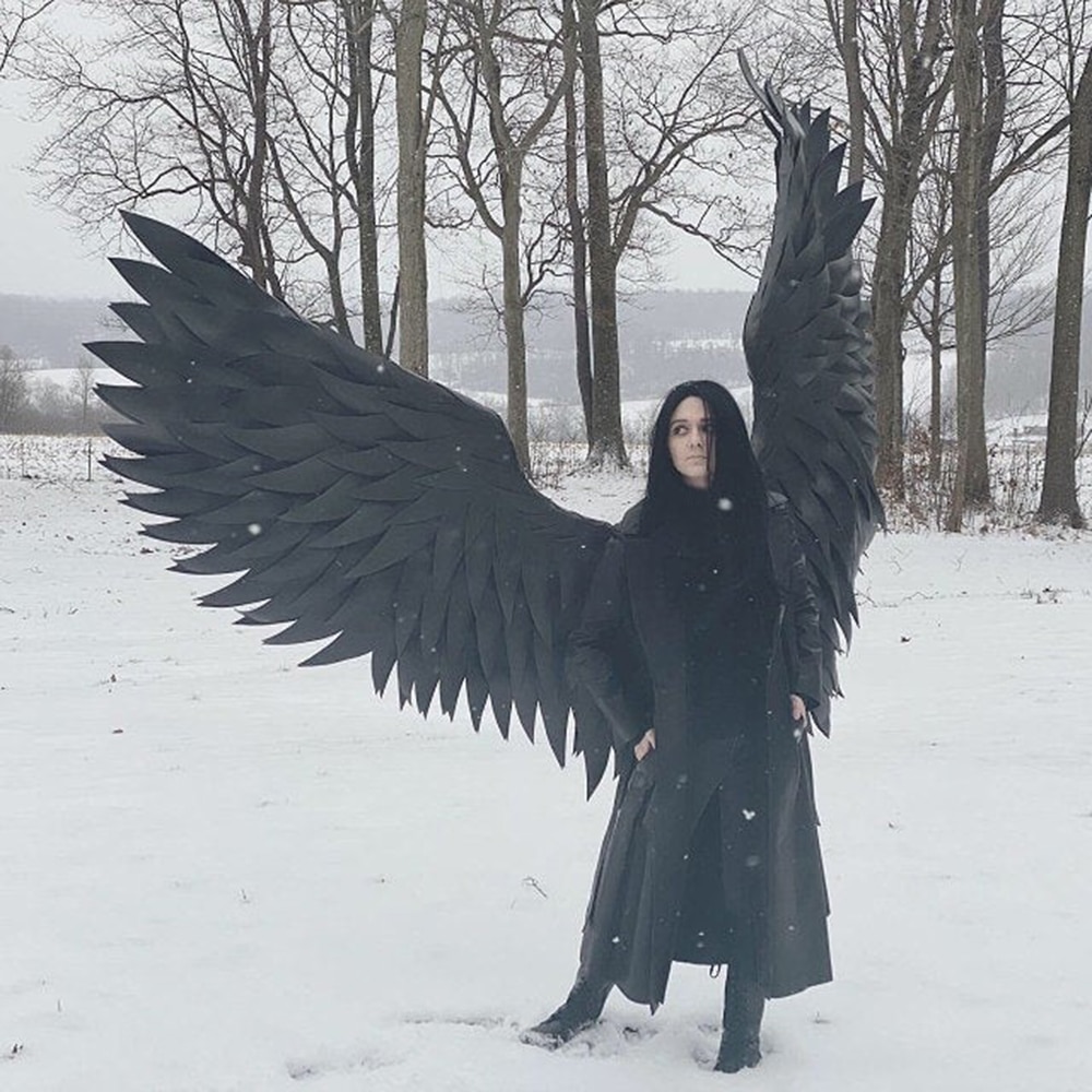 Halloween 3D Angel Devil Big Wings for Daily Wear Halloween Theme Party Cosplay Great for Griends and Anime Lovers Get it