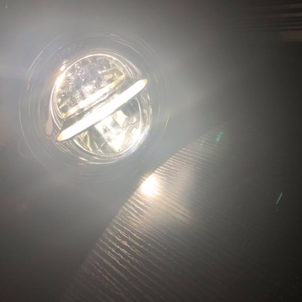 Chromen motorfiets led koplamp 7 inch groot/dimlicht voor honda  cb400 cb500 cb1300 koplamp