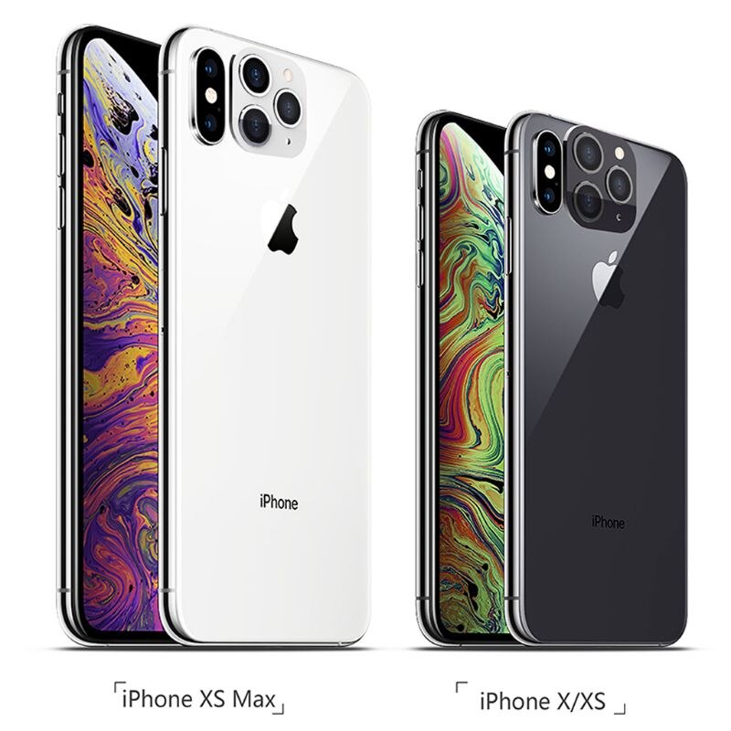 Neue Universal- Kamera Objektiv fallen Abdeckung Haut Aufkleber für-iPhone X XS / XS MAX Sekunden Ändern für-iPhone 11 Profi