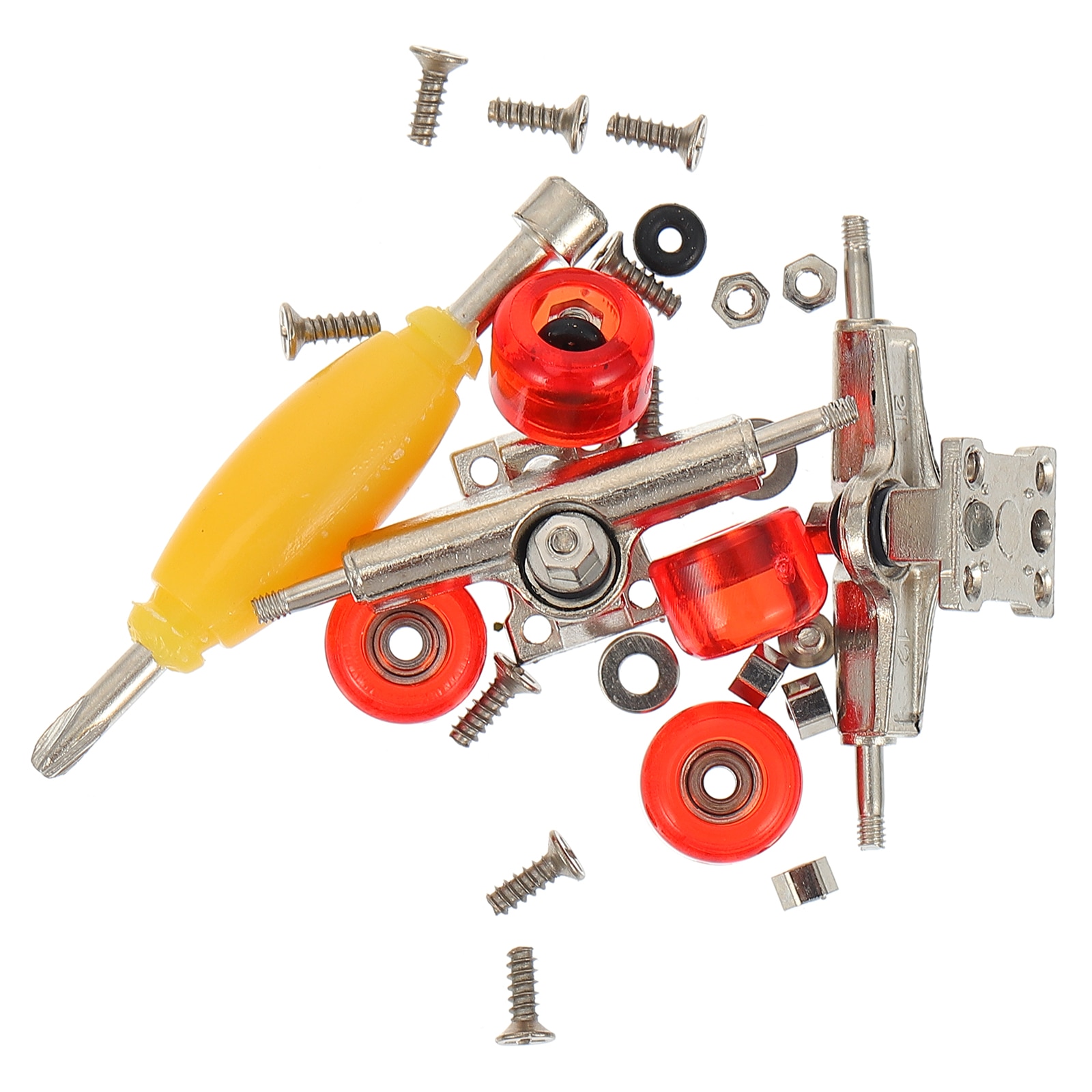 1 Set of Fingerboard Accessories Aluminum Alloy Finger Skateboard Tools