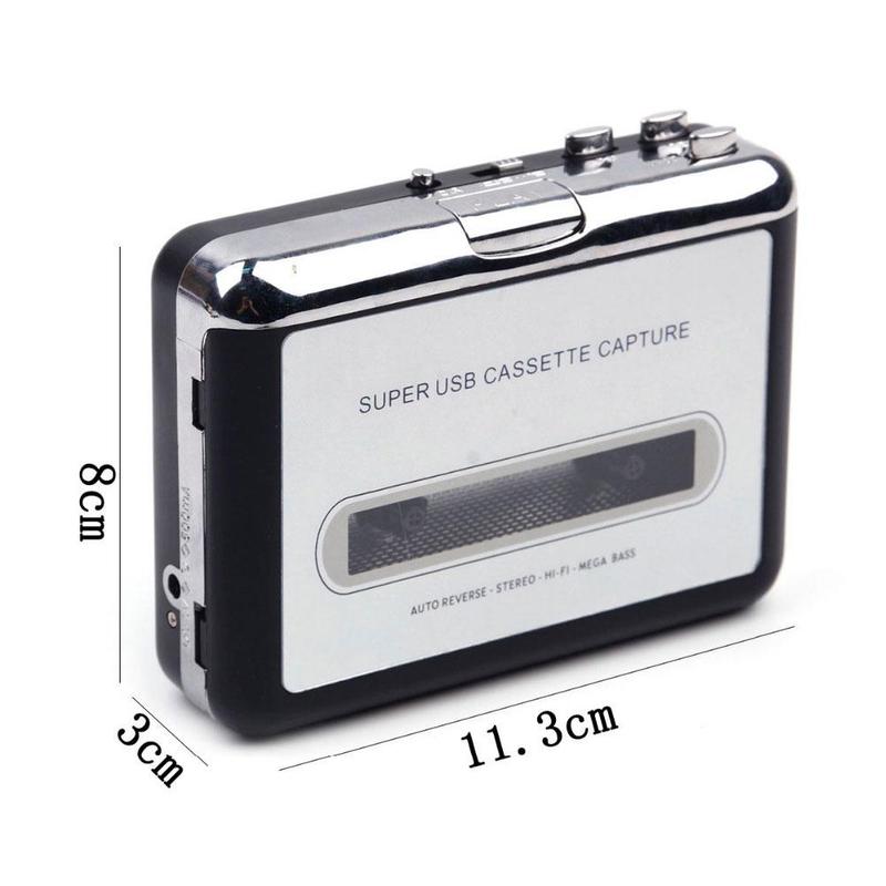 Cassette Player USB Walkman Cassette Tape Music Flash/USB MP3 Save Audio to File Converter USB MP3 Drive to Player L0U9