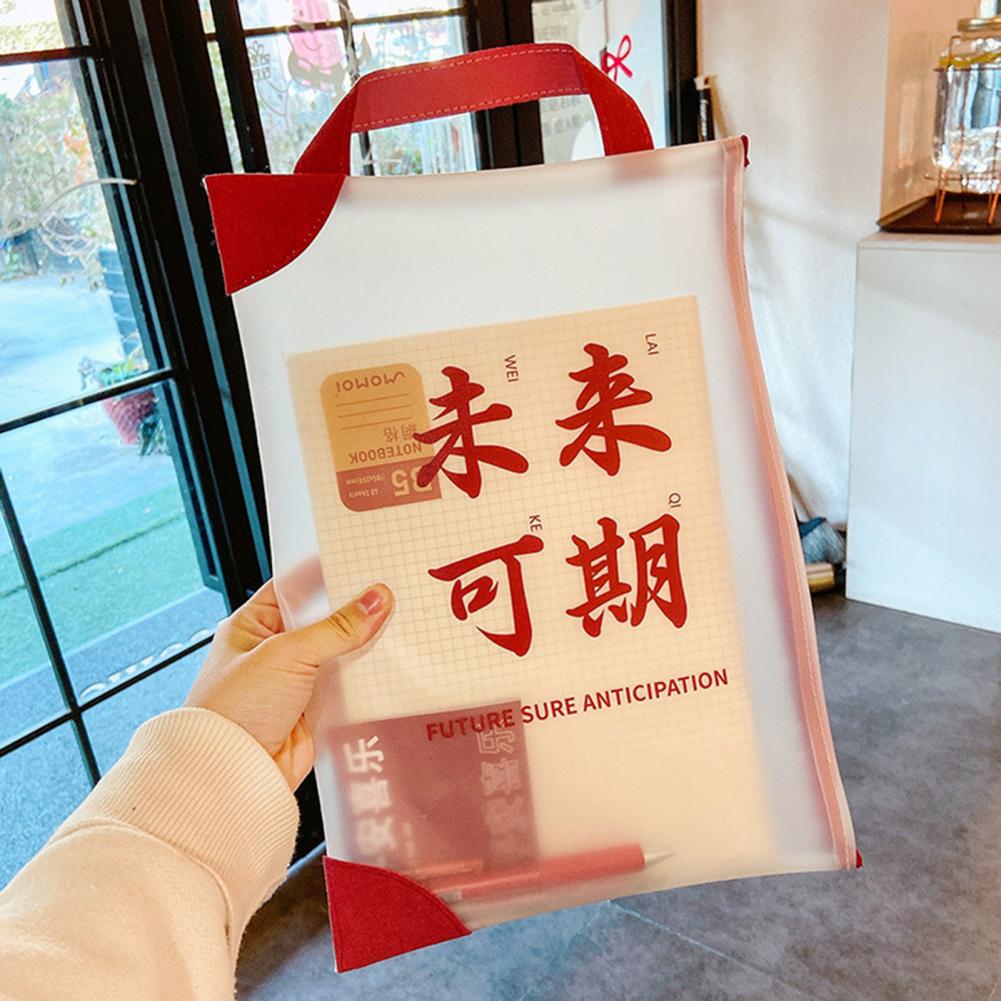 Eco-friendly File Pocket Durable Document Pocket Rectangle for School Supplies