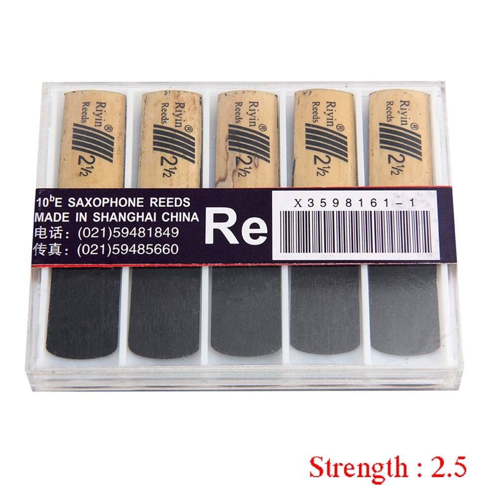 Klarinet saxofoon rieten 10 stuks natuurlijk luchtgedroogd voor klarinet saxofoon houtblazers muziekinstrument accessoires: 2.5