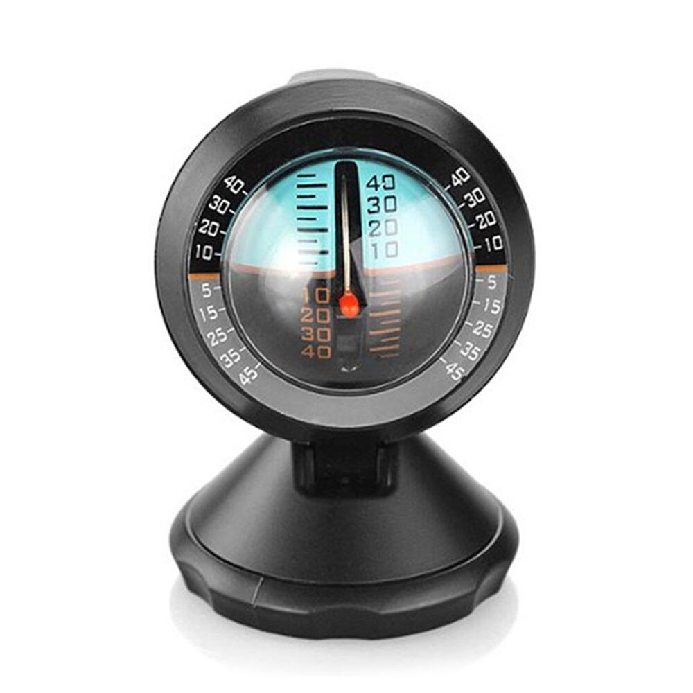 Inclinómetro Universal para coche, medidor de ángulo de cuatro ruedas, inclinómetro automático, medidor de pendiente, campo fuera de carretera, Rodante, negro