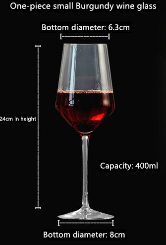 Verre à vin rouge de luxe, verre de cristal de luxe, européen haut de gamme, verre à vin de Bordeaux Oblique: Red wine glass 07