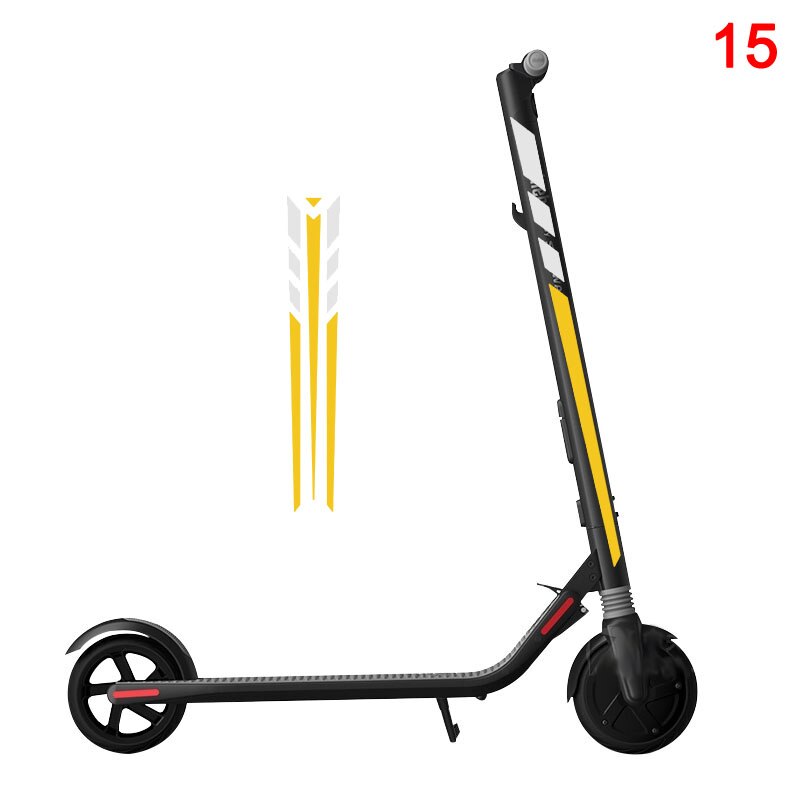 Reflective Safe Stickers Scooter Decoration for Ninebot ES1 ES2 ES3 ES4 BHD2: 15