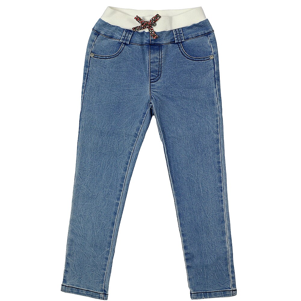 Women's High Waist Skinny Jean Leggings - Stretch Denim Pants, Slim Fit Tapered, Light Blue