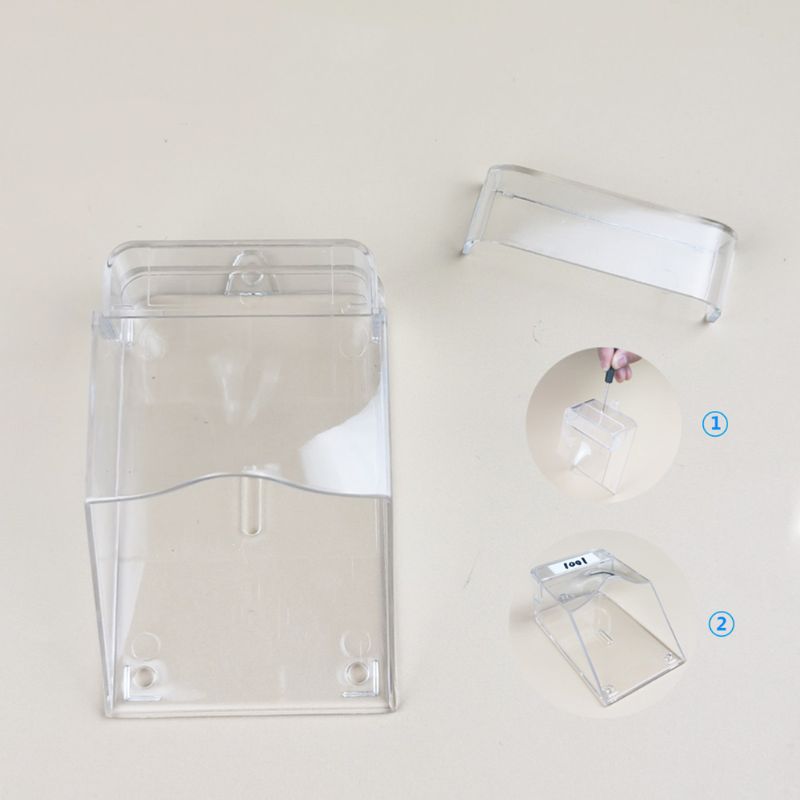 Waterdichte Hoes Voor Draadloze Deurbel Smart Deurbel Ring Chime Button Zender Draagraketten Transparant